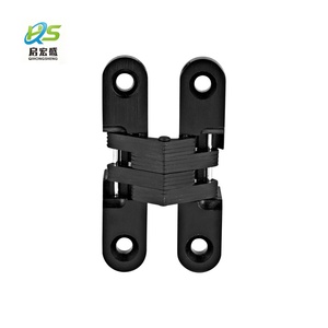 Charnières dissimulées noires 13*60mm en zinc, charnière dissimulée à 180 degrés, fermeture douce 20kg pour porte coupe-feu Bld-f2-2, ouverture à 180 degrés - Product Image 3