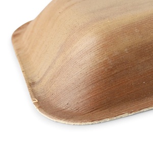 Assiettes à curry rectangulaires profondes en feuille de palmier 16x13 cm, qualité supérieure, écologiques, garantie qualité, très vendues - Product Image 5