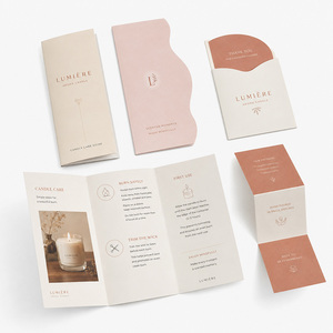 Nueva Llegada: Folletos Impresos, Volantes, Papel de Arte, Cubierta con Relieve, Logotipo Personalizado, Folleto - Product Image 1