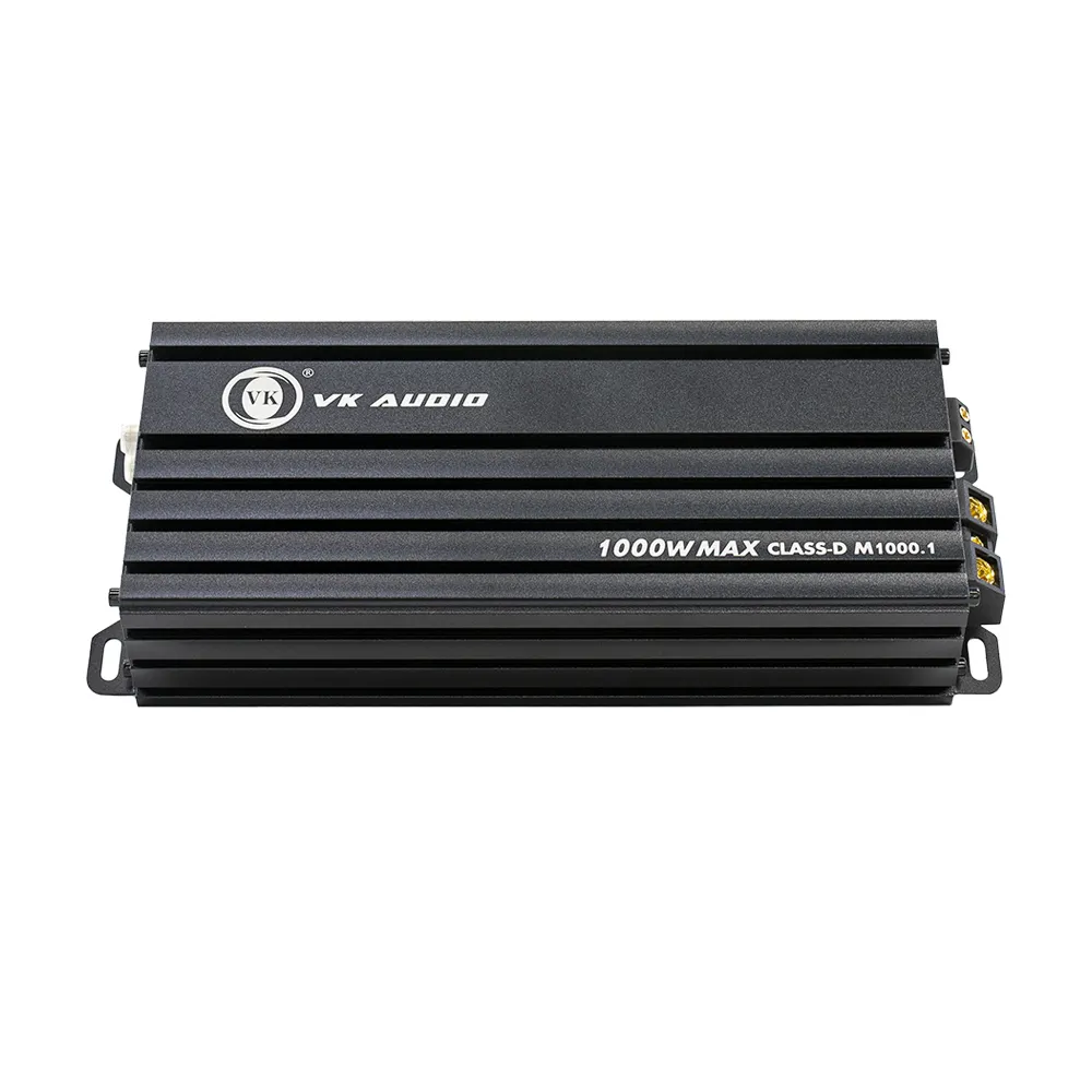 New 12V Car Audio Amplifier 1x1000W 1 Channel Amplifier Full Frequency Class D with Crossovers Combination Car Amplifier