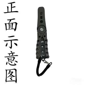 Pince à poisson en plastique Ztc581 noire, outil multifonctionnel pour enlever les leurres de pêche en eau douce - Product Image 2