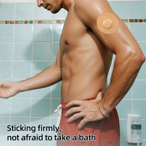 Cerotto personalizzato CGM impermeabile in gomma ipoallergenico misuratore di glucosio nel sangue compagno con forte adesione supporto Patch - Product Image 3