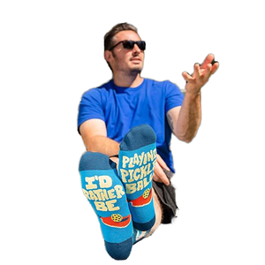 Chaussettes décontractées pour hommes en gros, respirantes, séchage rapide, absorbant la transpiration, motif lettres automne, tricotées en Spandex/Polyester/Coton - Product Image 1