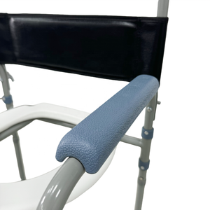 CAREME CA600-1 Chaise de toilette réglable en hauteur en acier de qualité supérieure pour personnes âgées/handicapées – Stabilité et sécurité médicales garanties - Product Image 5