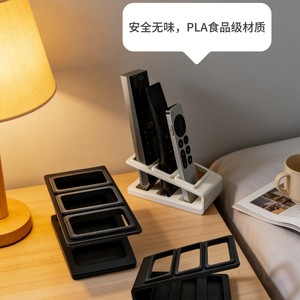 กล่องเก็บรีโมทคอนโทรล 12x6.6x6.3 ซม. 3 ช่องออแกไนเซอร์ตั้งโต๊ะพร้อมฉากกั้นสำหรับเครื่องปรับอากาศทีวีรีโมท - Product Image 5