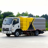 Truk Pembersih Jalan dan Penyapu Diesel Foton 4x2, Truk Pembersih Sampah, Standar Emisi Euro5, Truk Sanitasi