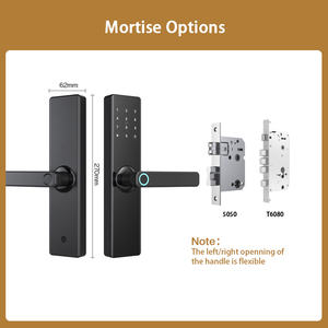 Tenon T09 Apartment Room Waterproof Biometric Finger Print Locks Doors Battery Operated Electronic Tuya <strong>Smart</strong> Door Lock Card - Product Image 6