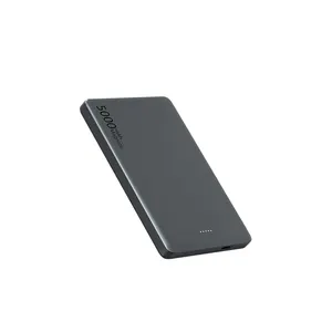 5000mAh Ultra Slim Power Bank Up To 15W Fast Strong Magnetic Absorption Wireless Charging