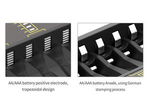 Зарядное устройство PUJIMAX для nimh аккумуляторных батарей aa 1,2 в, зарядное устройство для usb аккумуляторов aaa aa smart ni-MH ni-cd зарядные устройства для aaa - Product Image 3