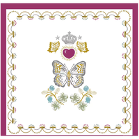 Tapis de Mahjong Personnalisé de Luxe, Style Américain Moderne, Nouveau Design Floral, Fabriqué aux États-Unis