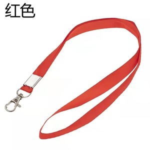 Cordón de poliéster de la ciudad de Yiwu 027 con clip metálico duradero de doble cabezal para tarjeta de identificación y colgante para teléfono - Product Image 4