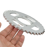 Pignon de chaîne arrière en acier 420 37T à dents 52mm pour vtt chinois 110cc 125cc Quad Pit Dirt Bike Taotao Sunl moto