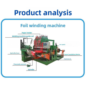 Nhà sản xuất cung cấp hoàn toàn tự động CNC điện áp thấp dây đồng cuộn lá quanh co máy biến áp cuộn dây quanh co máy - Product Image 2