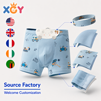XGY Großhandel Baumwoll-Boxershorts 0-14 Jahre Jungen-Slips Kinder-Unterwäsche