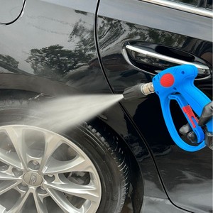 Stim High Pressure Spray Gun Rotary Lotus Turbine Head 1/4 Quick Connect <b>Car</b> Wash Water Gun Nozzle Black Aluminum Alloy - Product Image 3
