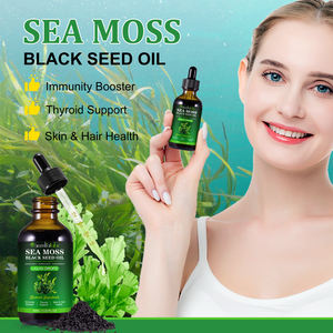 OEM自社ブランド有機免疫ブースター甲状腺サポートスキンヘア健康ブラックシードオイルアイリッシュシーモス液滴 - Product Image 4