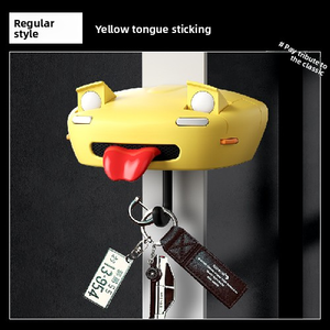 Wholesale Self-adhesive Wall Mounted Novelty Car Key Holder <b>Hooks</b> with Headlight Decor for Living Room Home Gift - Product Image 6