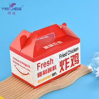 Caja de Embalaje Personalizada para Comida Rápida, Bolsa para Hamburguesas, Nuggets de Pollo y Papas Fritas, de Papel, Grado Alimenticio