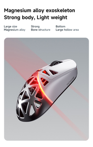 Ratón Inalámbrico MCHOSE A7X Ultra de Aleación de Magnesio para Juegos, Inalámbrico, PAW3950TI, Ligero - Product Image 6