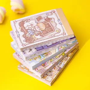 Wholesale Student Stationery And Gift Promotional Stationery Gift Children's Cute Color Paper Memo Pad Sticky Note
