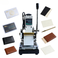Máquina Manual de Estampado en Caliente para Tarjetas de PVC con Lámina de Oro y Plata, para Placas de Matrícula