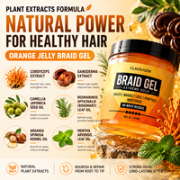 Gel Coiffant Tresses Locs et Twists 64 oz – Fixation Forte, Brillance et Soin Capillaire Herbal Sans Alcool pour Salons et Tous Types de Cheveux