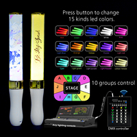 Bâton lumineux Kpop avec contrôle par zones pour 10 groupes, pour effets de scène de concert, personnalisable