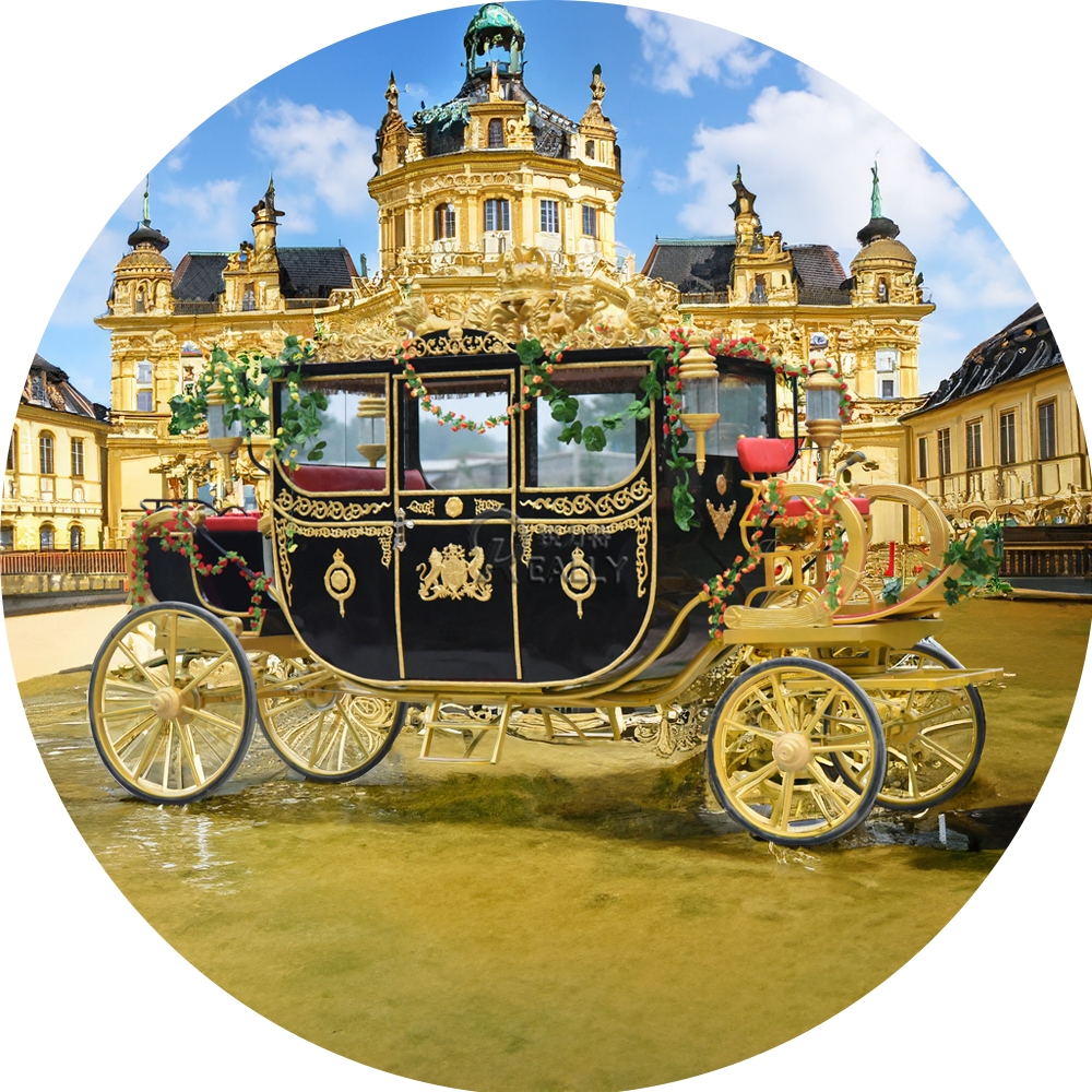 Luxury Wedding Horse and Carriage Elegant Sightseeing