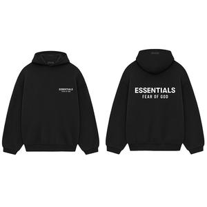 Felpe e Maglioni Unisex di Alta Qualità 1:1, Felpe con Stampa Testo Bianco su Nero, Pullover Unisex S24 - Product Image 1