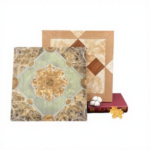 Parquet en céramique moderne, surface brillante, 400x400 mm, 8 mm d'épaisseur, résistant aux acides, antibactérien, carreaux de sol pour villa - Product Image 3