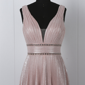 Barato al por mayor <span class=keywords><strong>de</strong></span> una línea piso longitud falda <span class=keywords><strong>Rosa</strong></span> formal vestido <span class=keywords><strong>de</strong></span> <span class=keywords><strong>fiesta</strong></span> las mujeres vestido <span class=keywords><strong>de</strong></span> maxi mujer vestido <span class=keywords><strong>de</strong></span> noche - Product Image 3