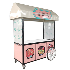 2024 Exquisite Luxury Ice Cream Display <b>Freezer</b> Ice Cream Trolley Cart - Product Image 6