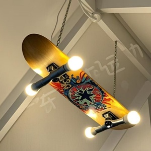 Lampe <span class=keywords><strong>Skateboard</strong></span> JIESEN en Promotion pour Décoration de Chambre et Salon – Éclairage DIY - Product Image 3