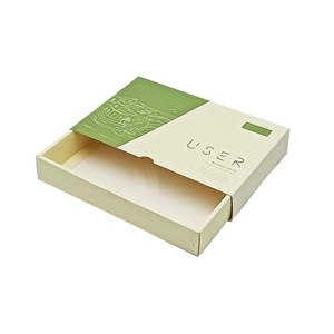Custom Logo High-End Cosmetics Foldable Paperboard Gift Slide Drawer Boxes with Sponge Liner Recyclable <b>Packaging</b> - Product Image 3