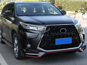 Accessoires de voiture MAICTOP Nouveau kit de carrosserie de pare-chocs de conversion 2015-2019 pour <span class=keywords><strong>Highlander</strong></span> Kit de carrosserie <span class=keywords><strong>Toyota</strong></span> Standard Emballage neutre Style LX - Product Image 4