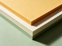Papier d'impression à décalage sans bois, kaki