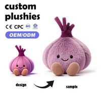 Coussin décoratif personnalisé en peluche, motif dessin animé, thèmes Noël, fruits, aliments, oignon