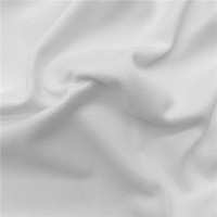 Tissu piqué en polyester ultra doux, respirant et à séchage rapide pour polos et maillots de sport par sublimation
