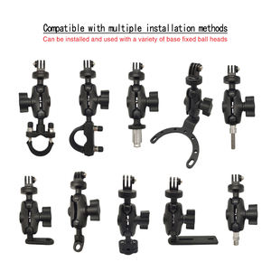 Adaptateur <span class=keywords><strong>action</strong></span> caméra téléphone rotule clip <span class=keywords><strong>pince</strong></span> support 1 pouce collier de serrage fixation rapide support de caméra pour gopro pour ram - Product Image 3