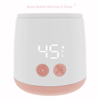 Pemanas dan Pengaduk Botol Bayi Portabel Nirkabel dengan Kontrol Suhu Digital untuk ASI saat Bepergian