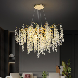 Lámpara colgante de escalera de Hotel Interior, luz Led redonda de techo <span class=keywords><strong>para</strong></span> decoración de habitación, luz <span class=keywords><strong>para</strong></span> vestíbulo de Hotel, sala de estar - Product Image 3