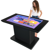 Mesa Interactiva de 43 Pulgadas con Diseño de Quiosco, Pantalla Táctil LCD, Reproductor de Publicidad, Panel de Visualización Digital con Sistema Android