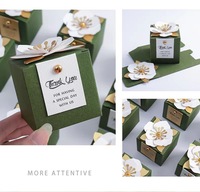 Boîtes de chocolats de luxe pour invitations, petits cadeaux, emballages cadeaux de grande valeur pour fêtes, événements, célébrations, souvenirs