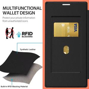 25034 <span class=keywords><strong>Custodia</strong></span> Antiurto Deluxe in <span class=keywords><strong>Pelle</strong></span> PU Magnetica con Stampa, Caricatore Wireless per <span class=keywords><strong>Apple</strong></span> 13 14 15 16PROMAX - Product Image 5