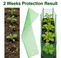Clôture en maille plastique pour volailles de 15,7 pouces x 31 pieds - Diamètre de 4 à 25 mm, idéale pour les poulaillers, les barrières de jardin et la sécurité des balcons