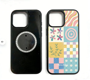 Funda para iPhone 17 Pro Max 16 15 14 13 Series, Diseño Personalizado 2 en 1, Magnética, Sublimable, de <span class=keywords><strong>Fibra</strong></span> de Carbono - Product Image 2