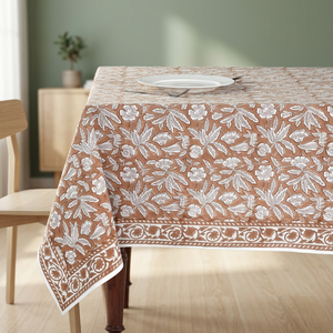 Mantel Cuadrado de Algodón Tejido y Estampado Personalizado, Impermeable, Marca ORCHID, OEM, ODM, Etiqueta Privada, Venta al Por Mayor, Exportación a Granel - Product Image 1