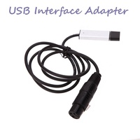 Interfaz Dmx512 para Luz de Discoteca, Interfaz USB para DJ, Adaptador de Interfaz USB, Iluminación de Escenario, Luces de Fiesta, Haz de Luz LED USB