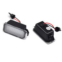 Feux de Plaque d'Immatriculation en Plastique pour Ford KUGA S MAX MONDEO MK4 MK5 MK2 FIESTA 2008-2019 FOCUS ABS, 1 Paire