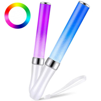 Moules pour bâtons lumineux courants, bâtons lumineux LED, contrôle sans fil, stylos lumineux RGB en acrylique pour l'encouragement, bâtons fluorescents LED
